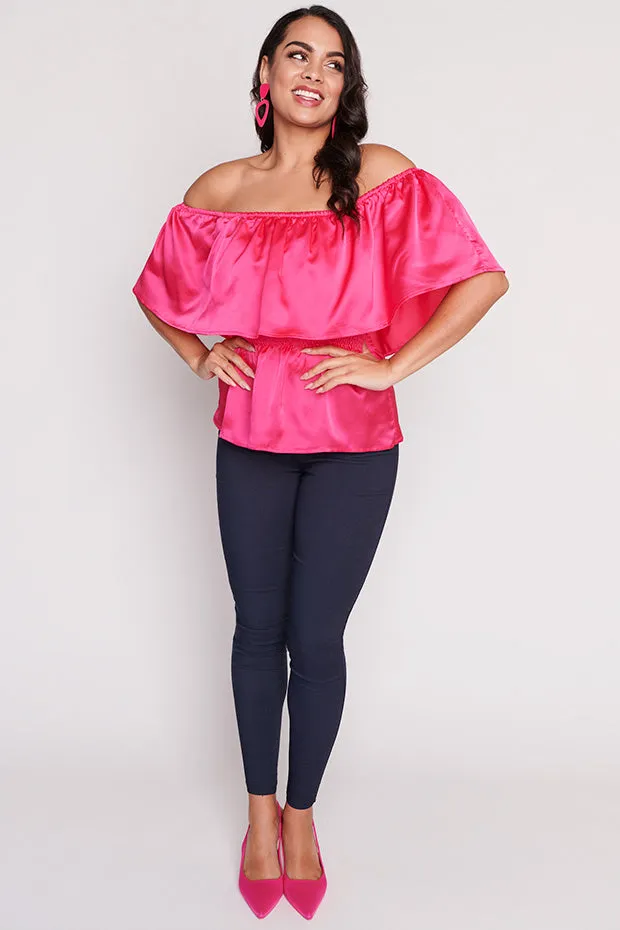 Alivia Strawberry Pink Top