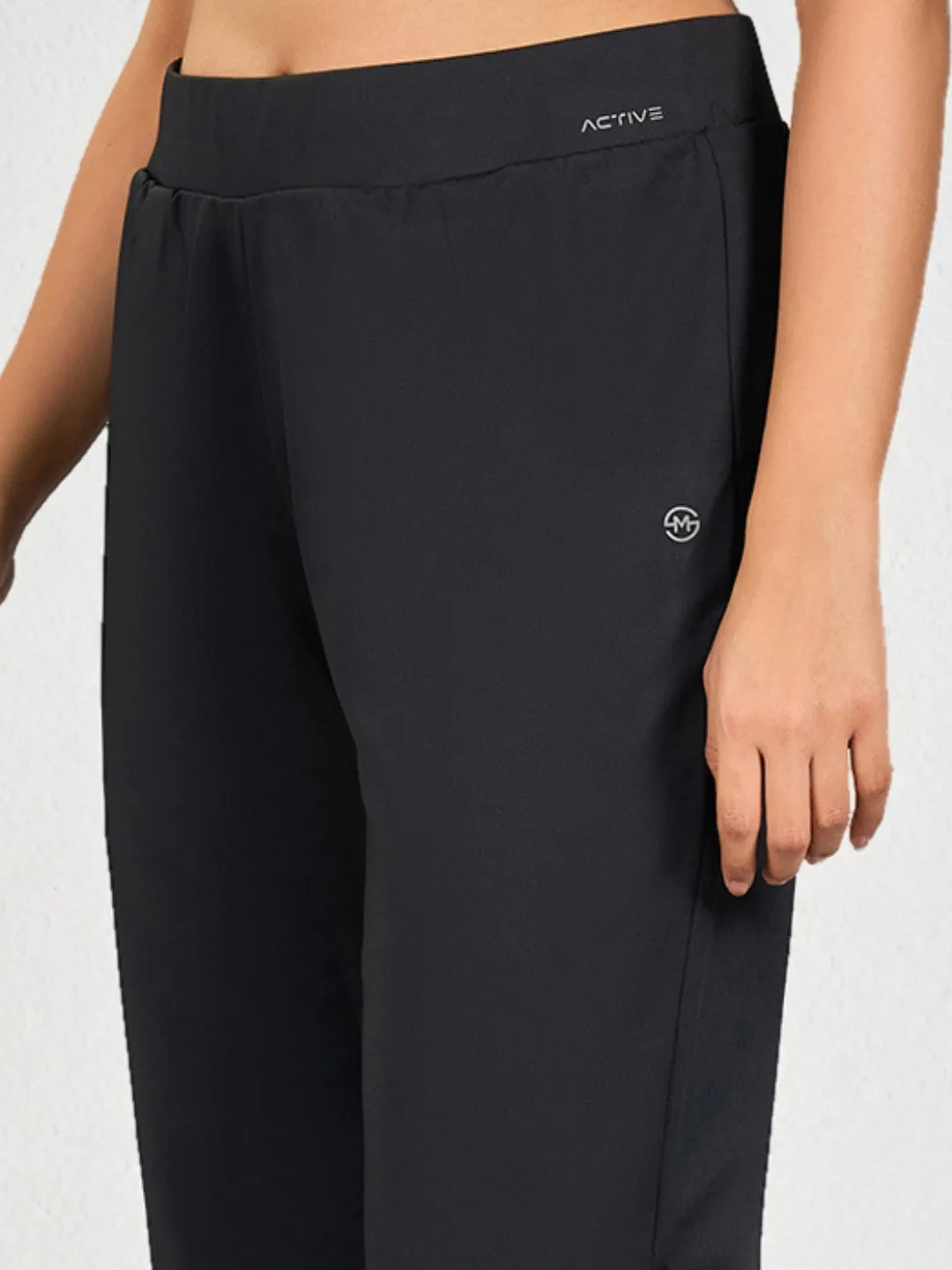 Black & Grey BK Yoga Pants