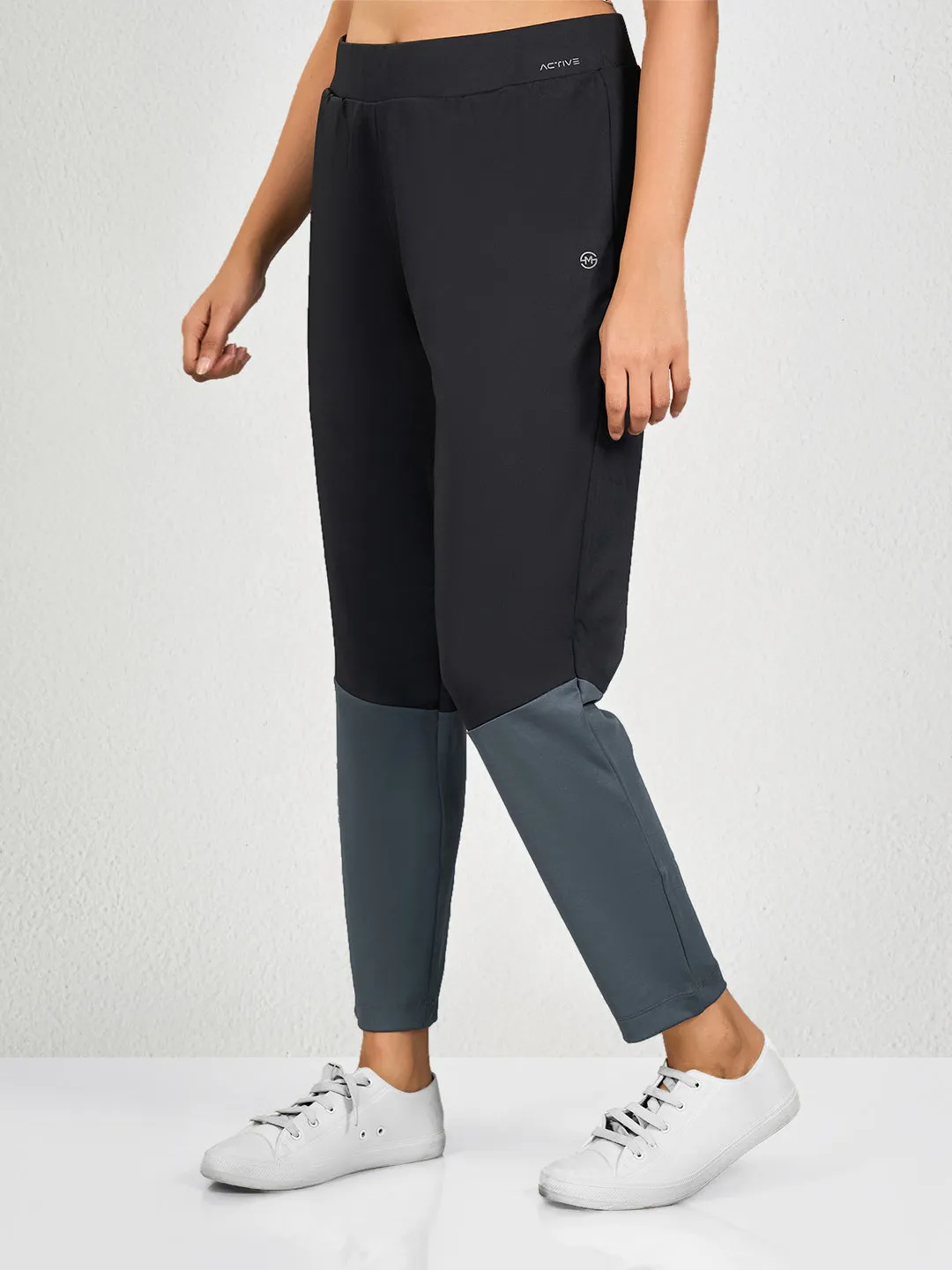 Black & Grey BK Yoga Pants
