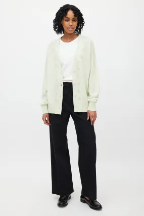 Black Wide Leg Steve Trouser