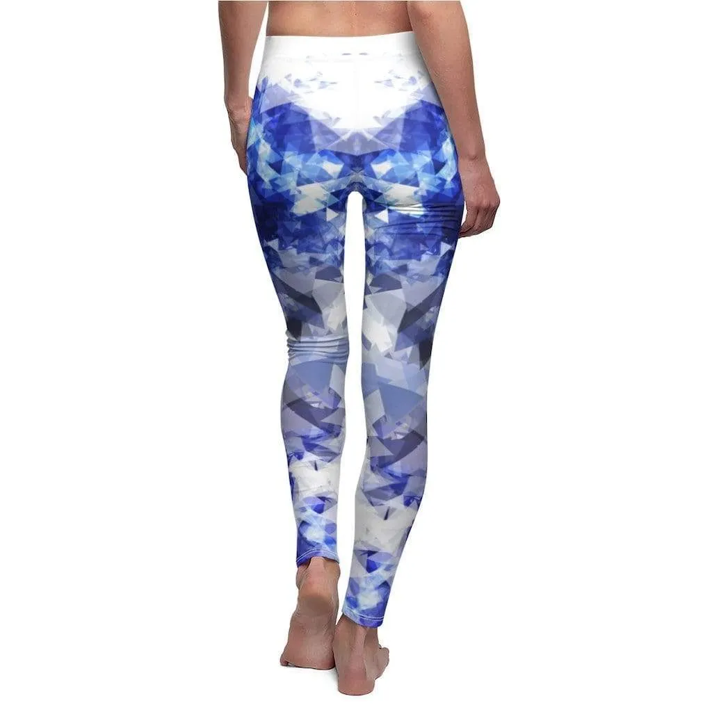 Crystal Blue Yoga Pants