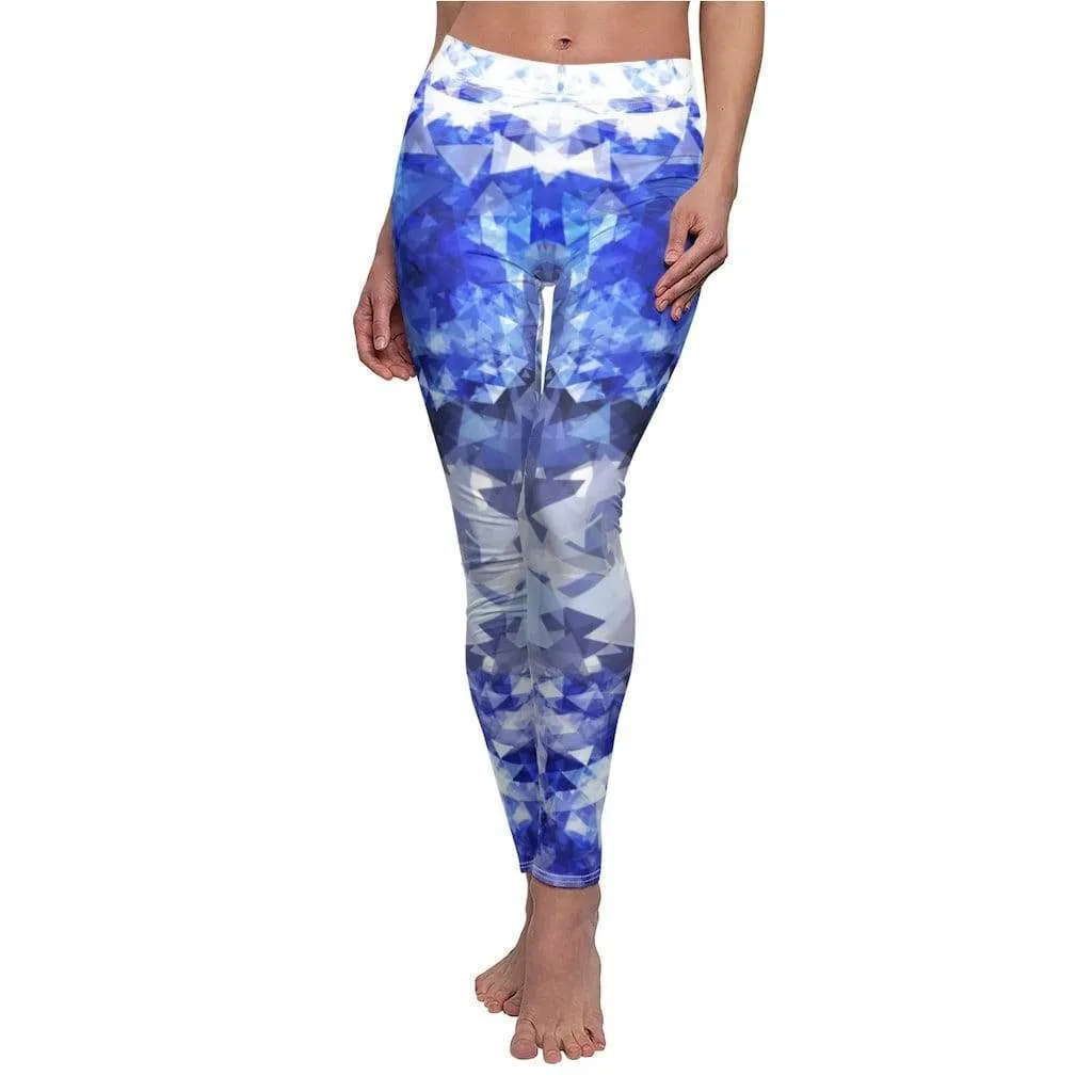 Crystal Blue Yoga Pants