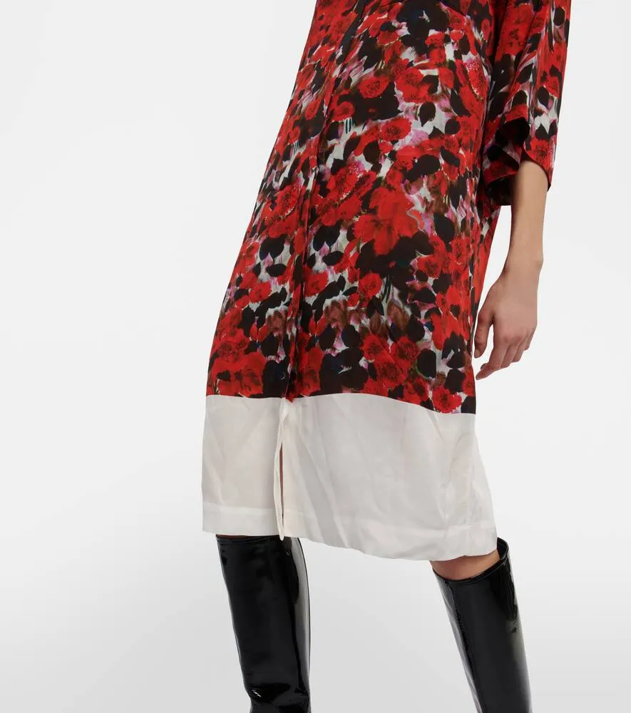 Dries Van Noten Floral shirt dress