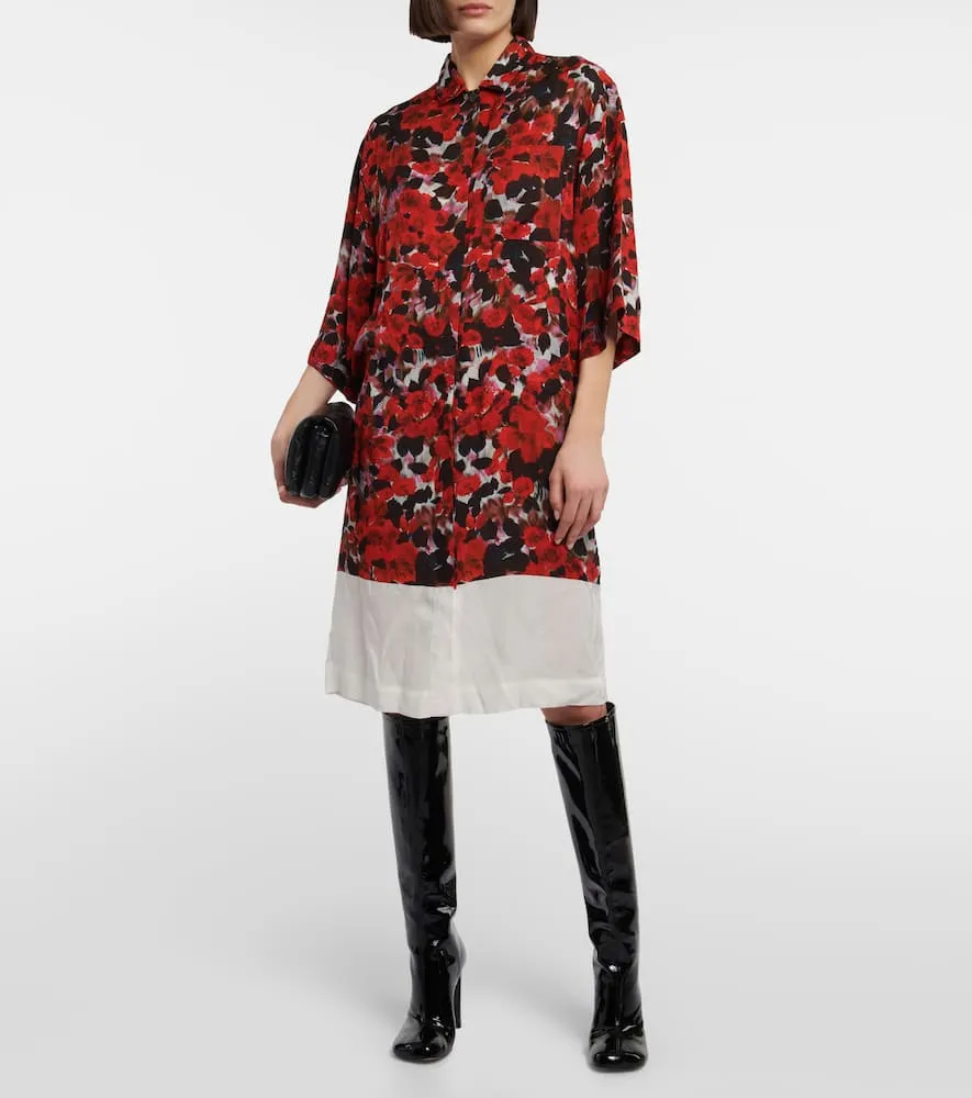 Dries Van Noten Floral shirt dress