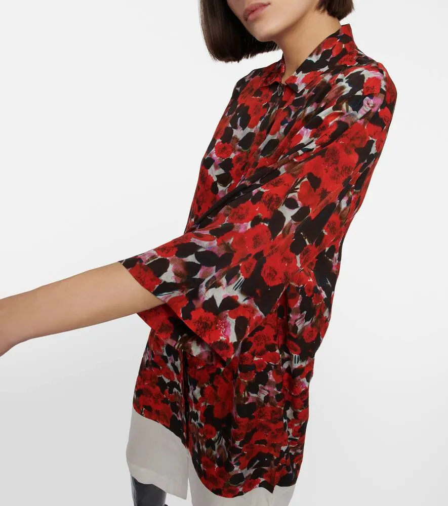 Dries Van Noten Floral shirt dress