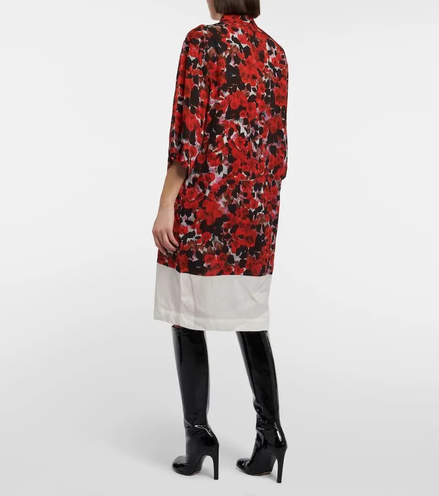 Dries Van Noten Floral shirt dress