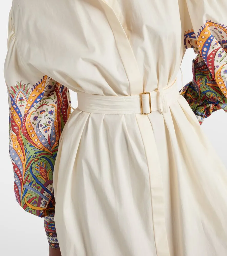 Etro Paisley cotton poplin shirt dress