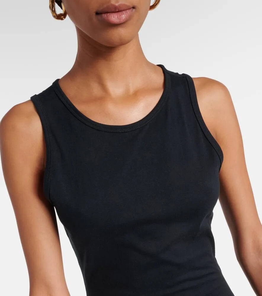 Faithfull Maceio fringed cotton jersey minidress