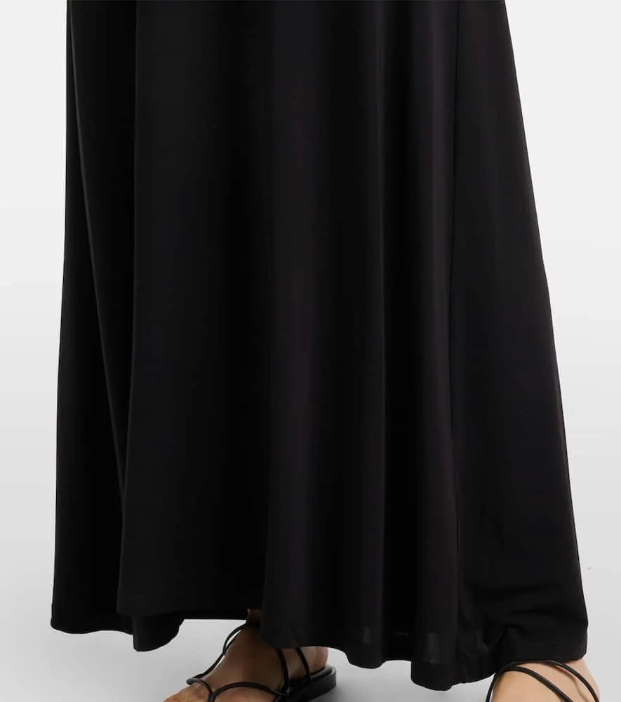 Faithfull Sofie off-shoulder jersey maxi dress