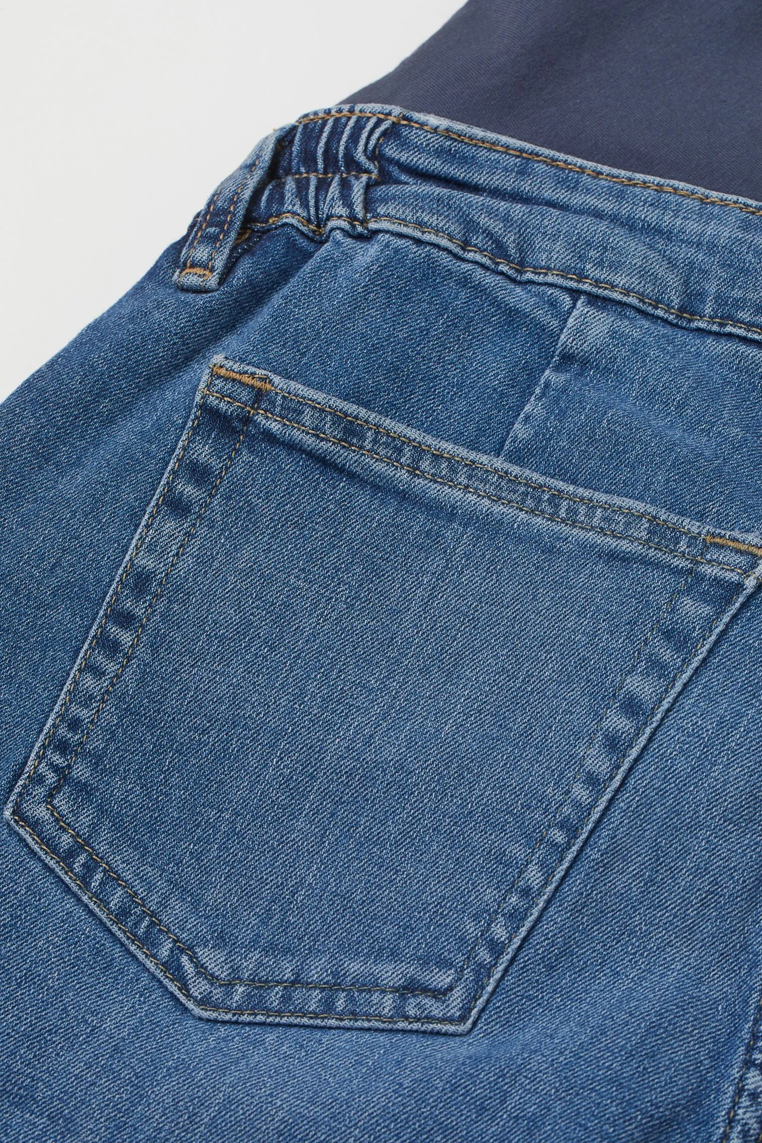 Famous Store Maternity Mom Ankle Jeans Blue