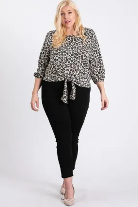 Flowery Bottom Tie Shirt