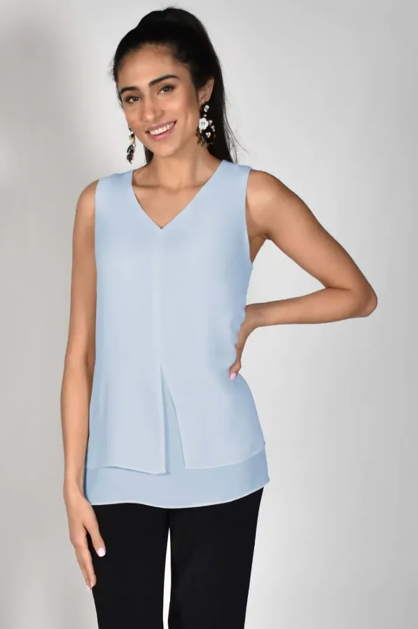 Frank Lyman Sleeveless Woven Top