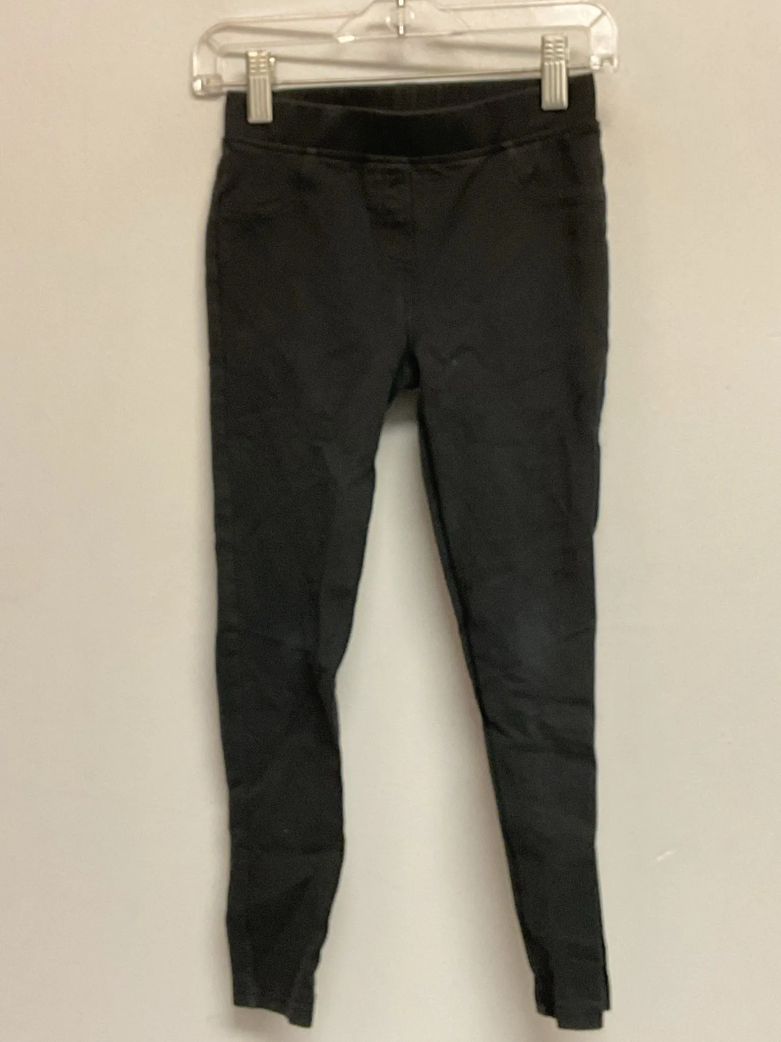 Hanna Andersson Size 6 Black Cotton Blend Girls Leggings