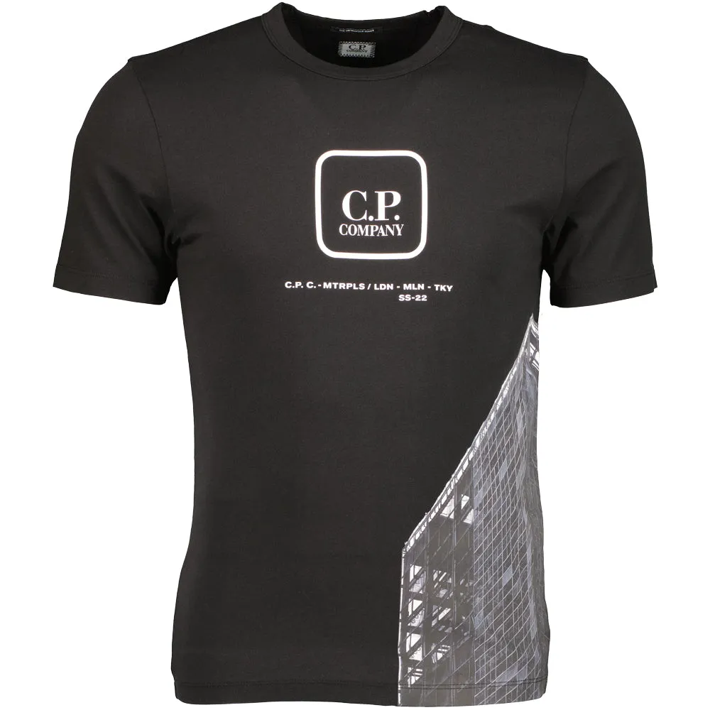 Metropolis Logo Print T-Shirt