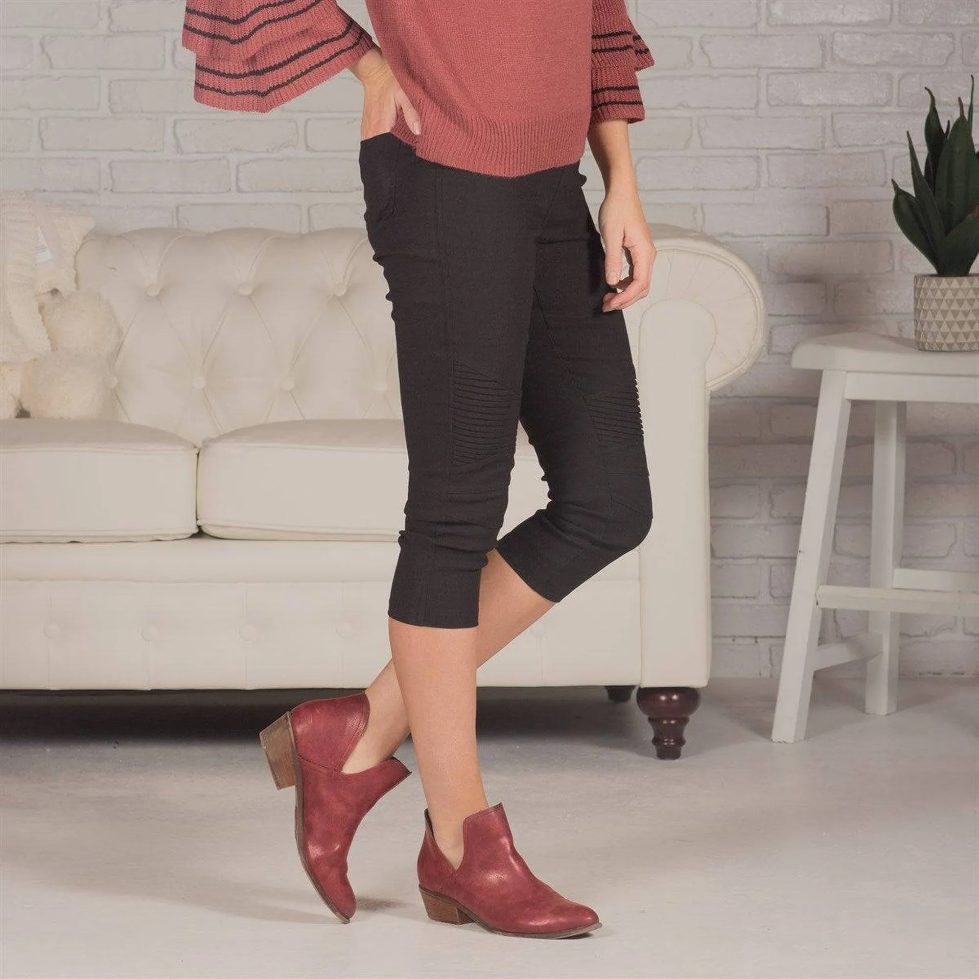 Moto Capri Jeggings | 4 Sizes