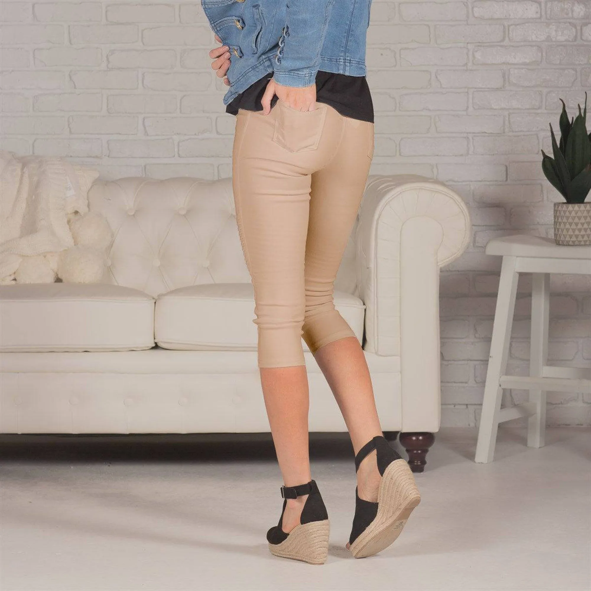 Moto Capri Jeggings | 4 Sizes