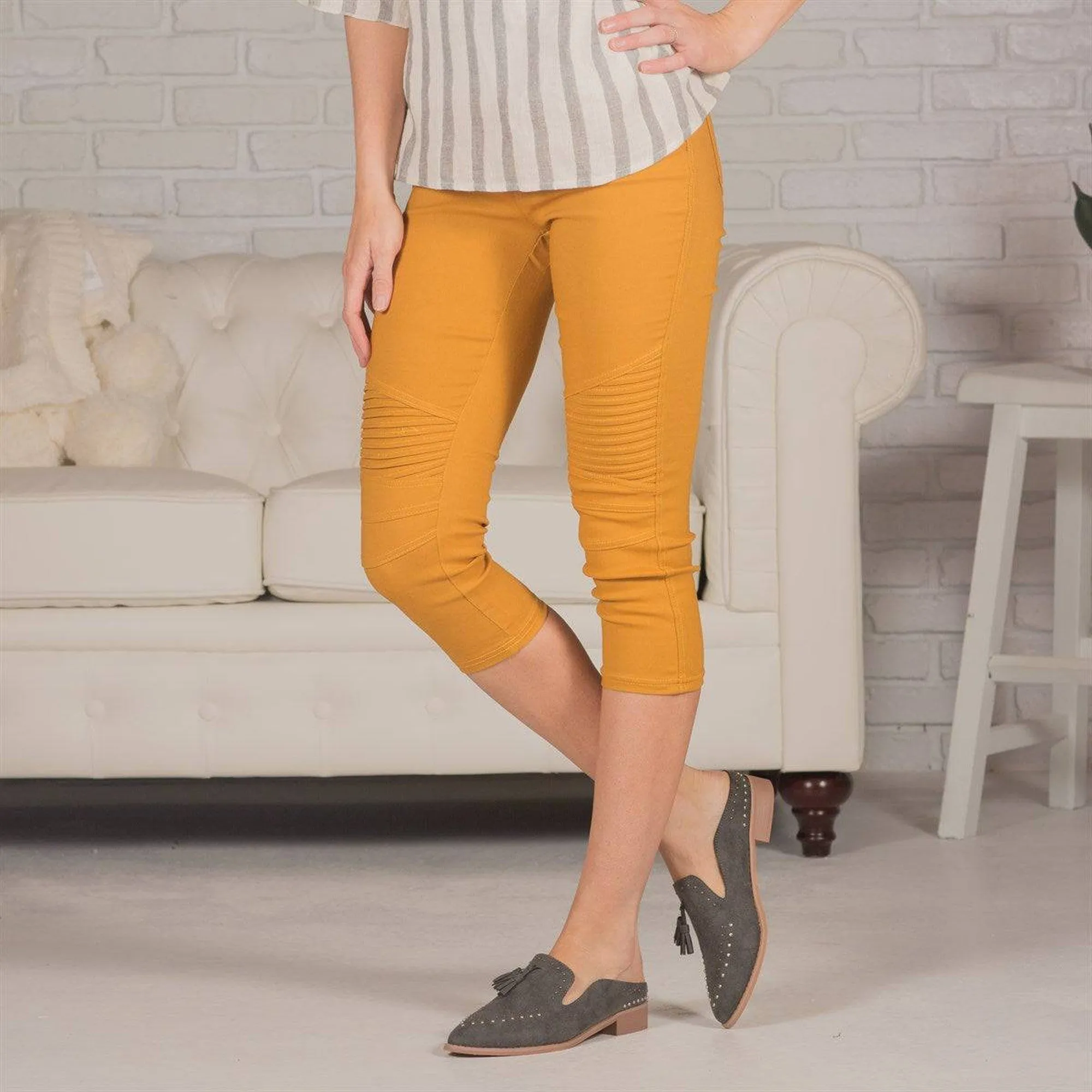 Moto Capri Jeggings | 4 Sizes