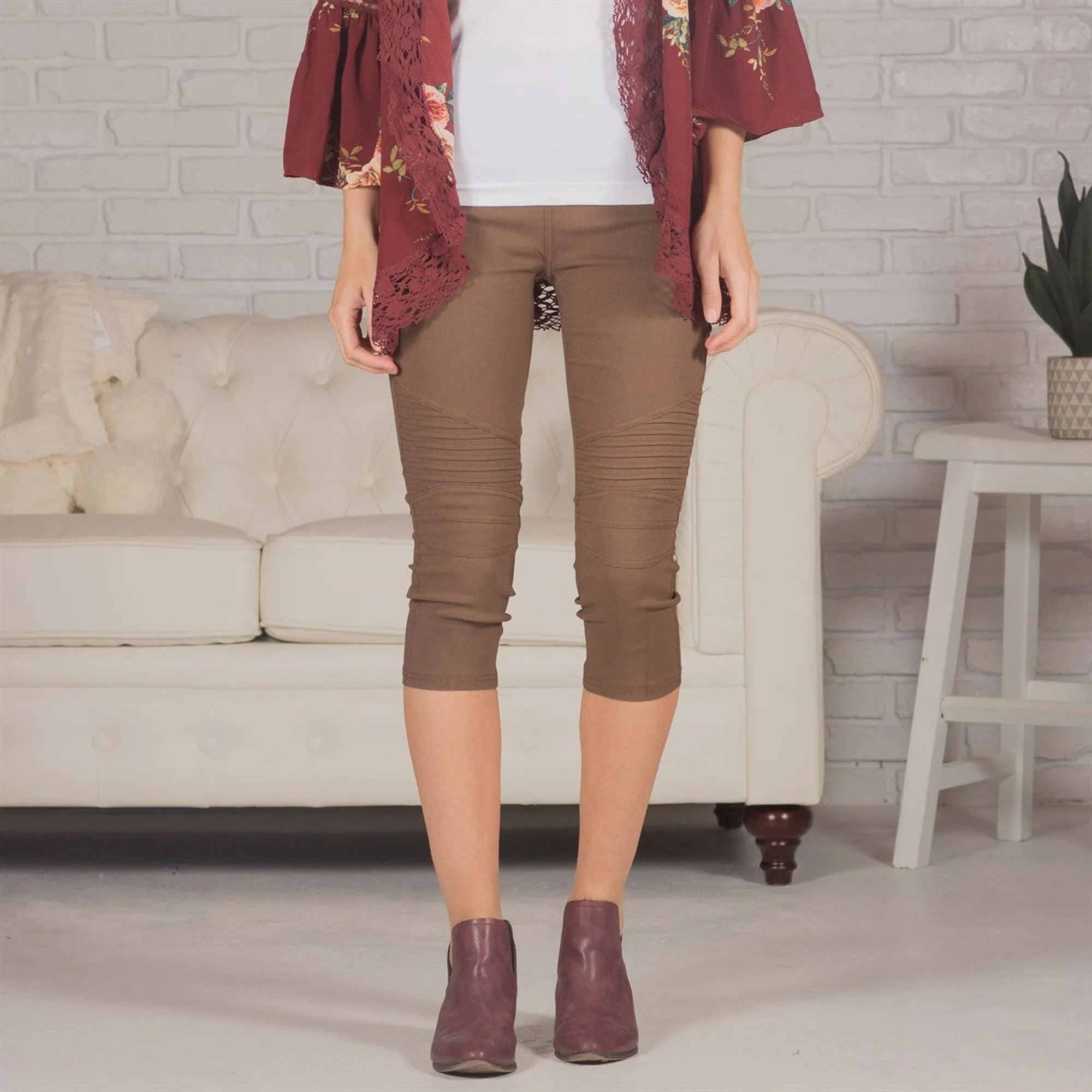 Moto Capri Jeggings | 4 Sizes