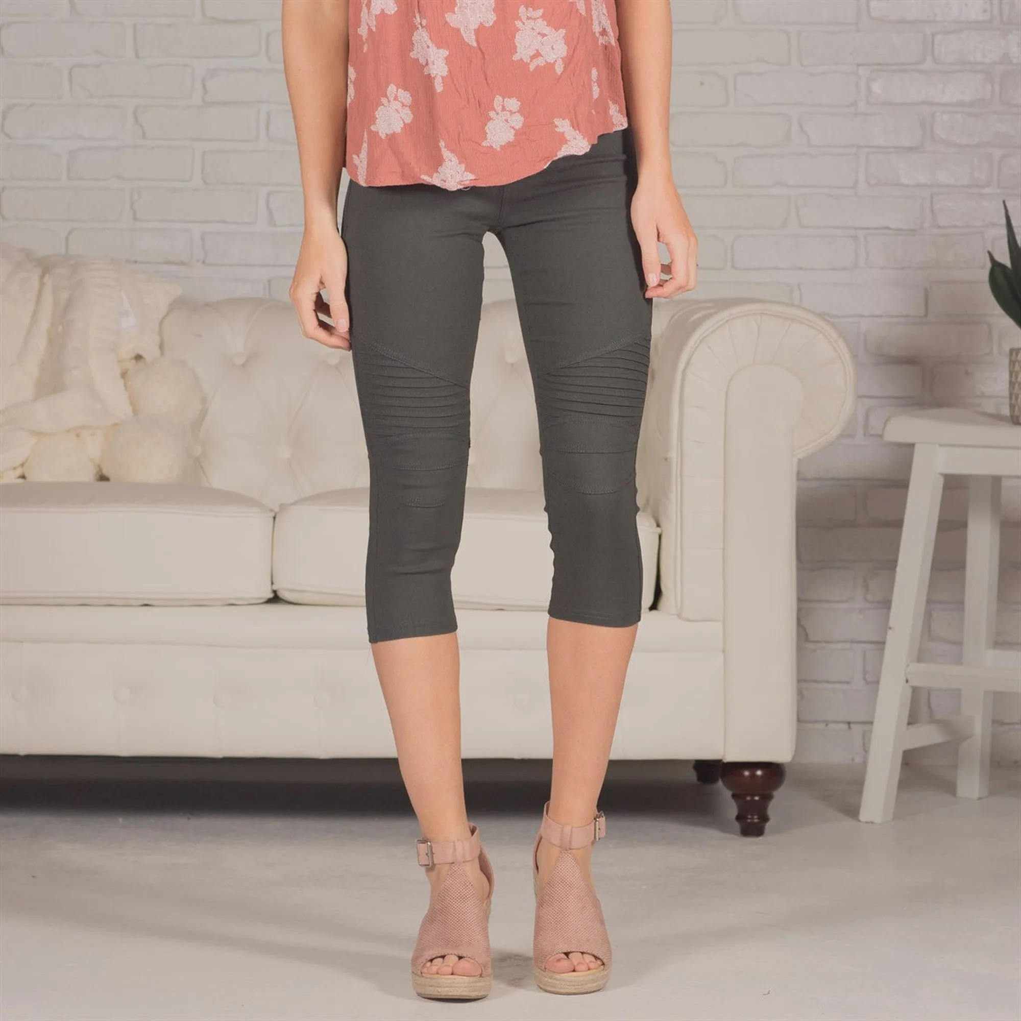Moto Capri Jeggings | 4 Sizes