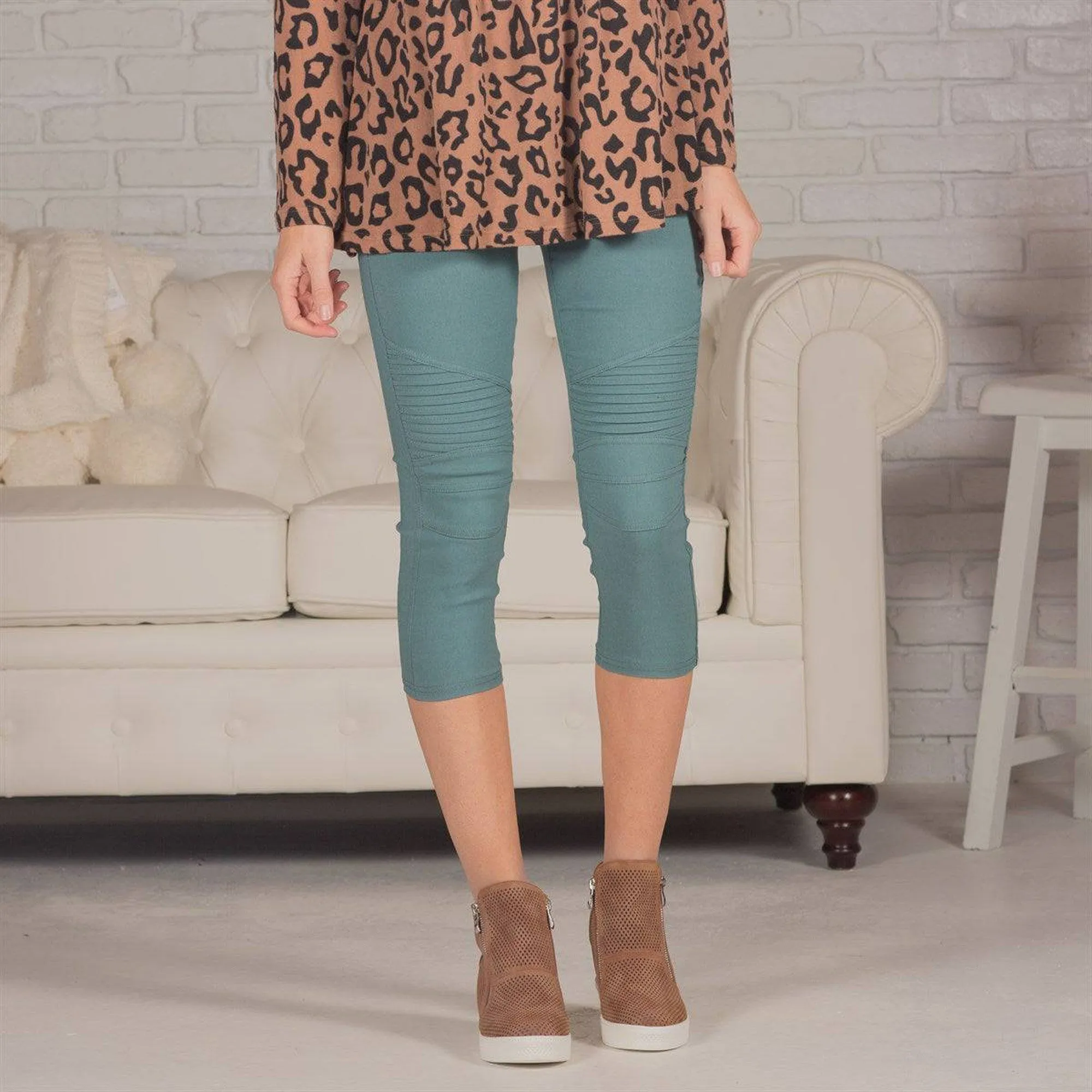 Moto Capri Jeggings | 4 Sizes