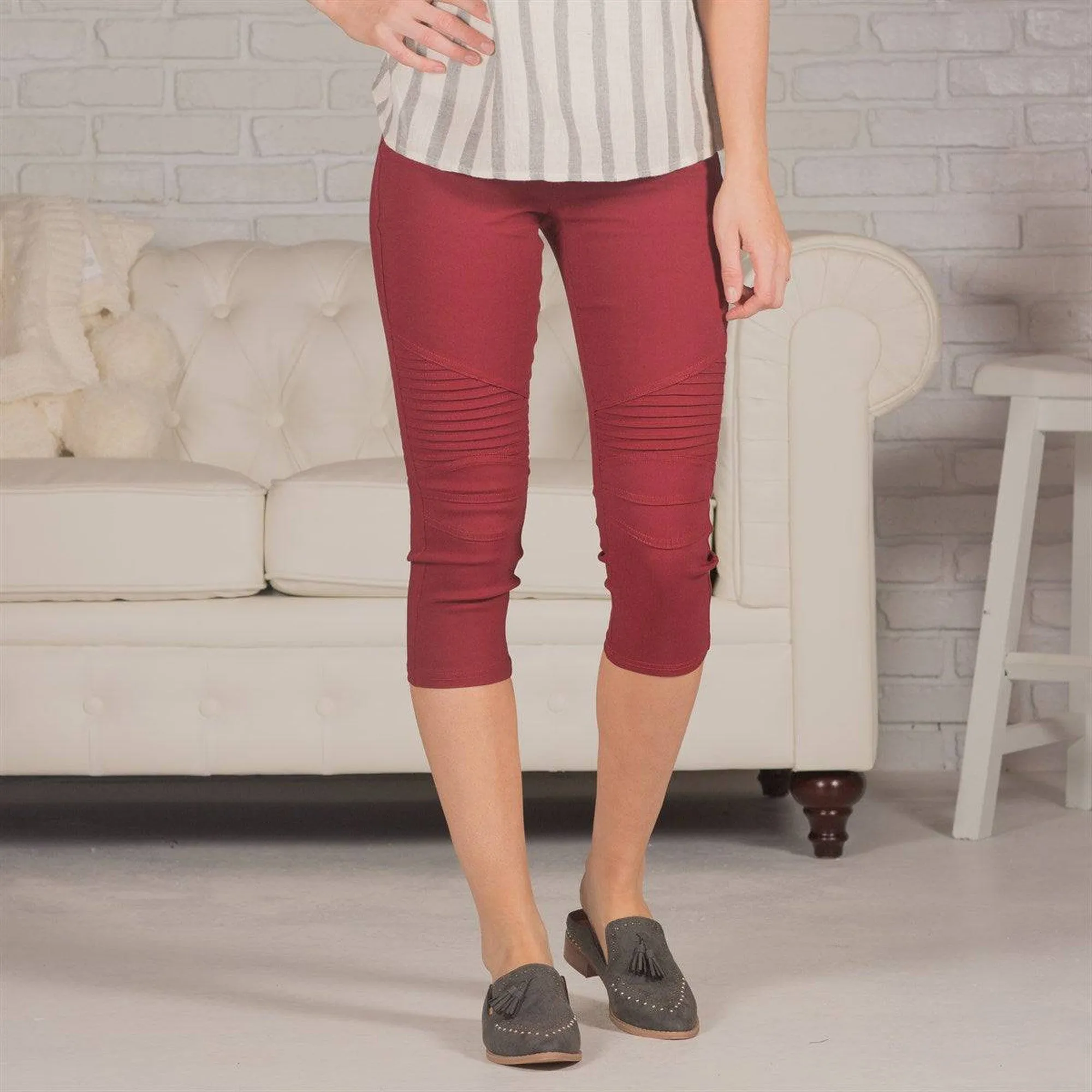 Moto Capri Jeggings | 4 Sizes
