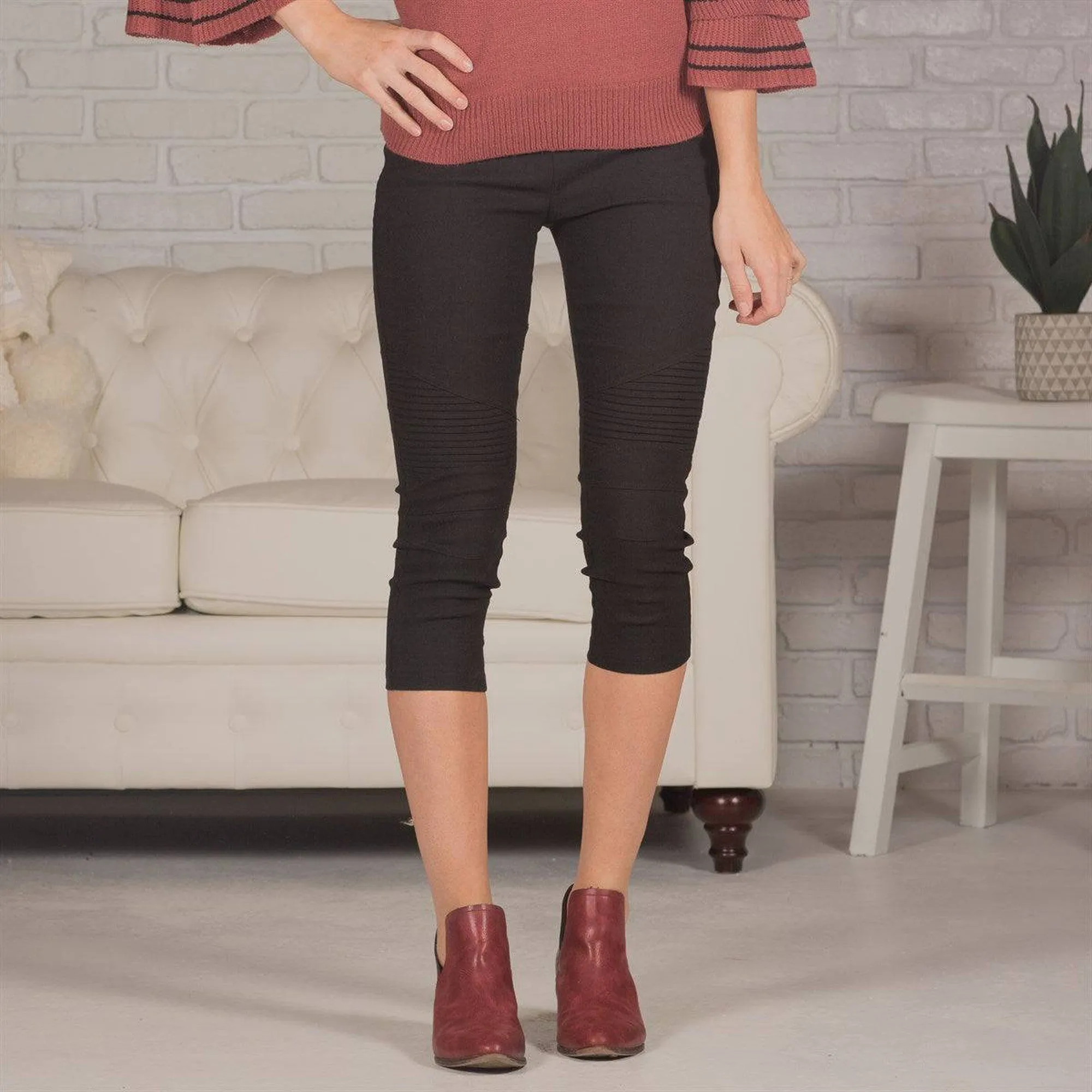 Moto Capri Jeggings | 4 Sizes