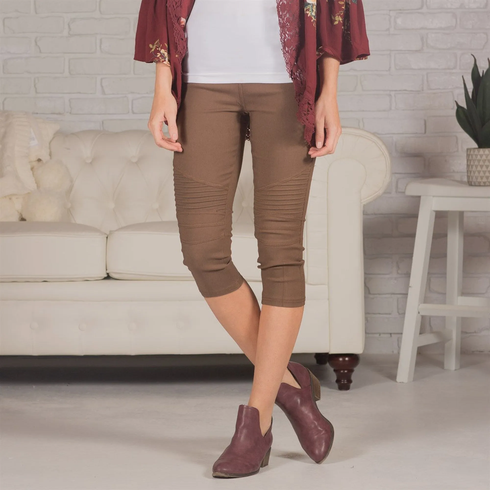 Moto Capri Jeggings | 4 Sizes