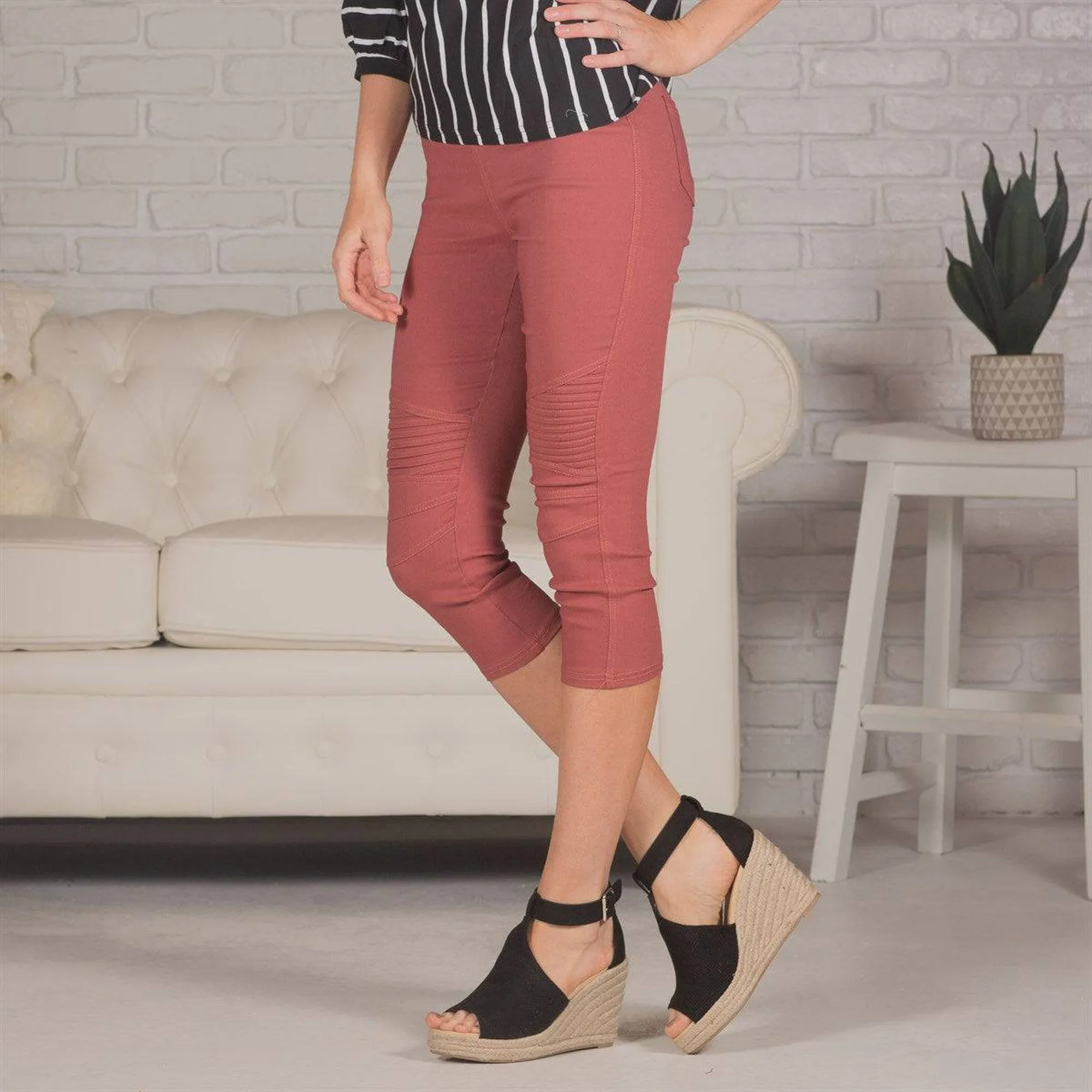 Moto Capri Jeggings | 4 Sizes