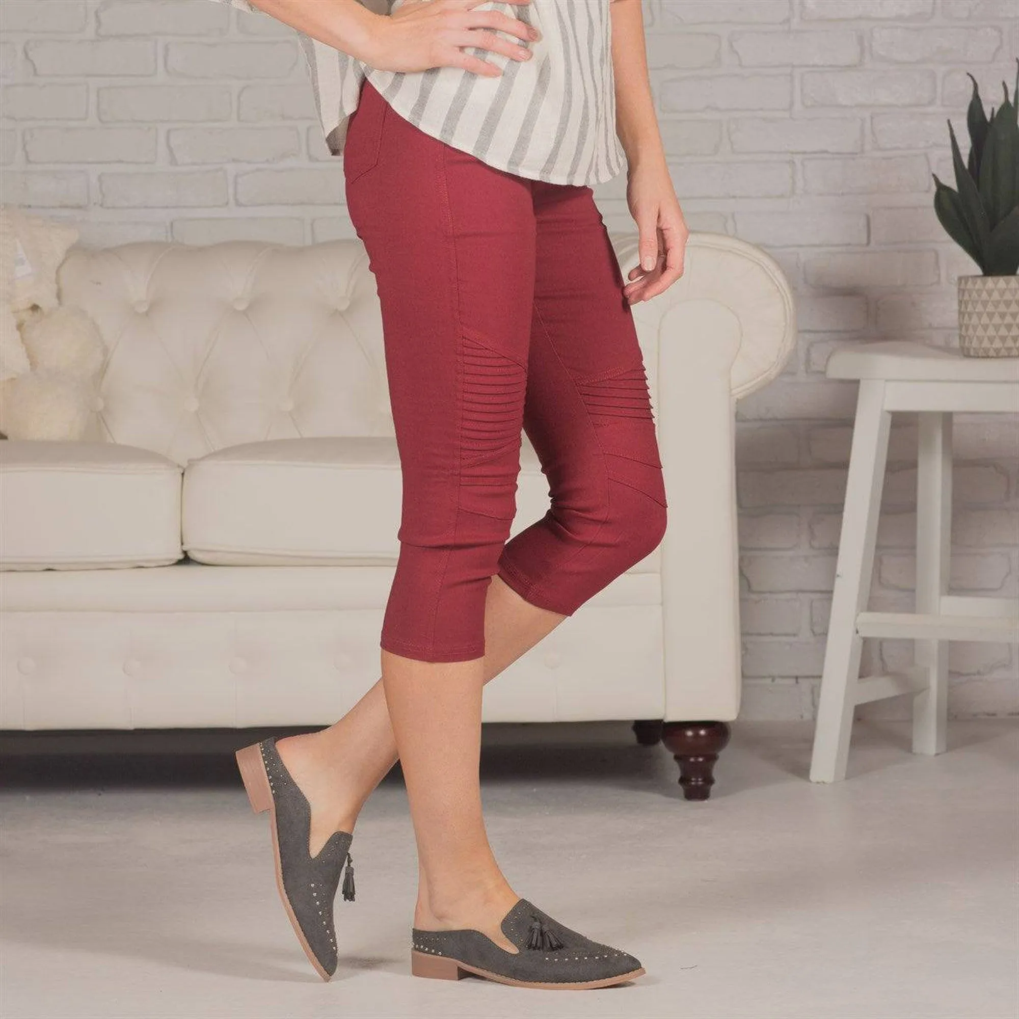 Moto Capri Jeggings | 4 Sizes