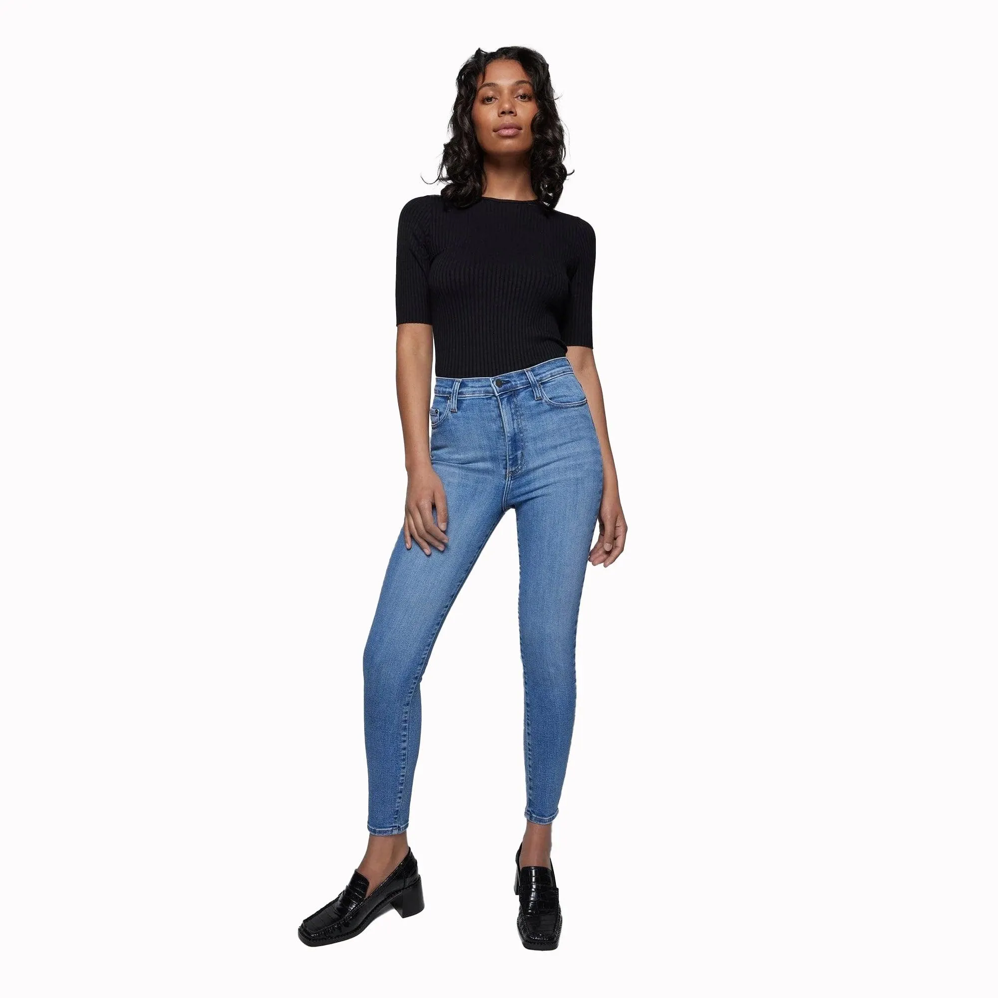 NOBODY 'Geo Ankle' Mid Rise Skinny Leg Jeans- Size 30