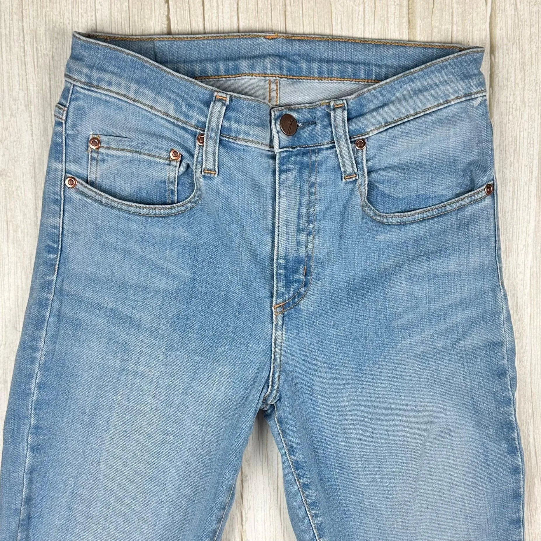 NOBODY 'Geo Ankle' Mid Rise Skinny Leg Jeans- Size 30