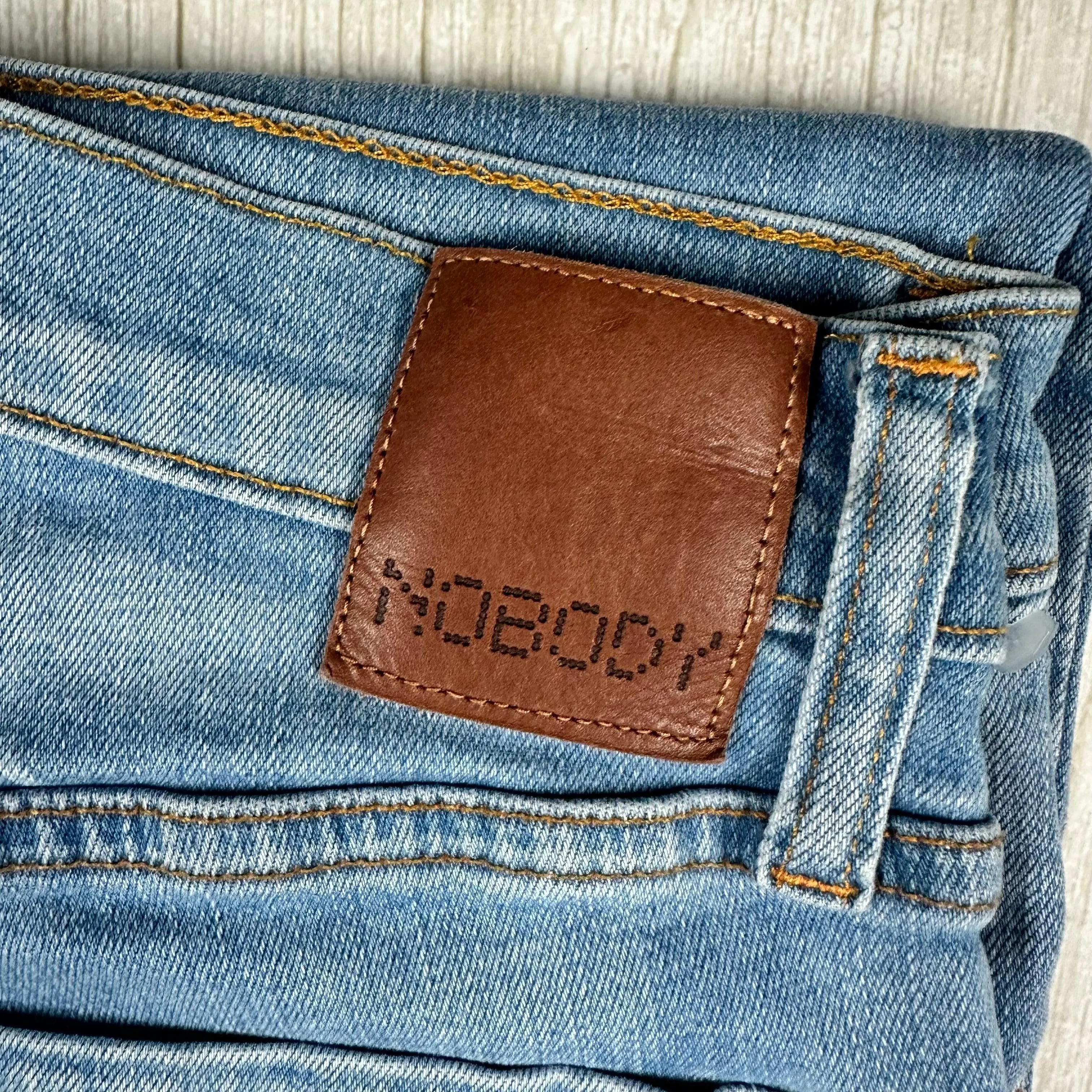 NOBODY 'Geo Ankle' Mid Rise Skinny Leg Jeans- Size 30