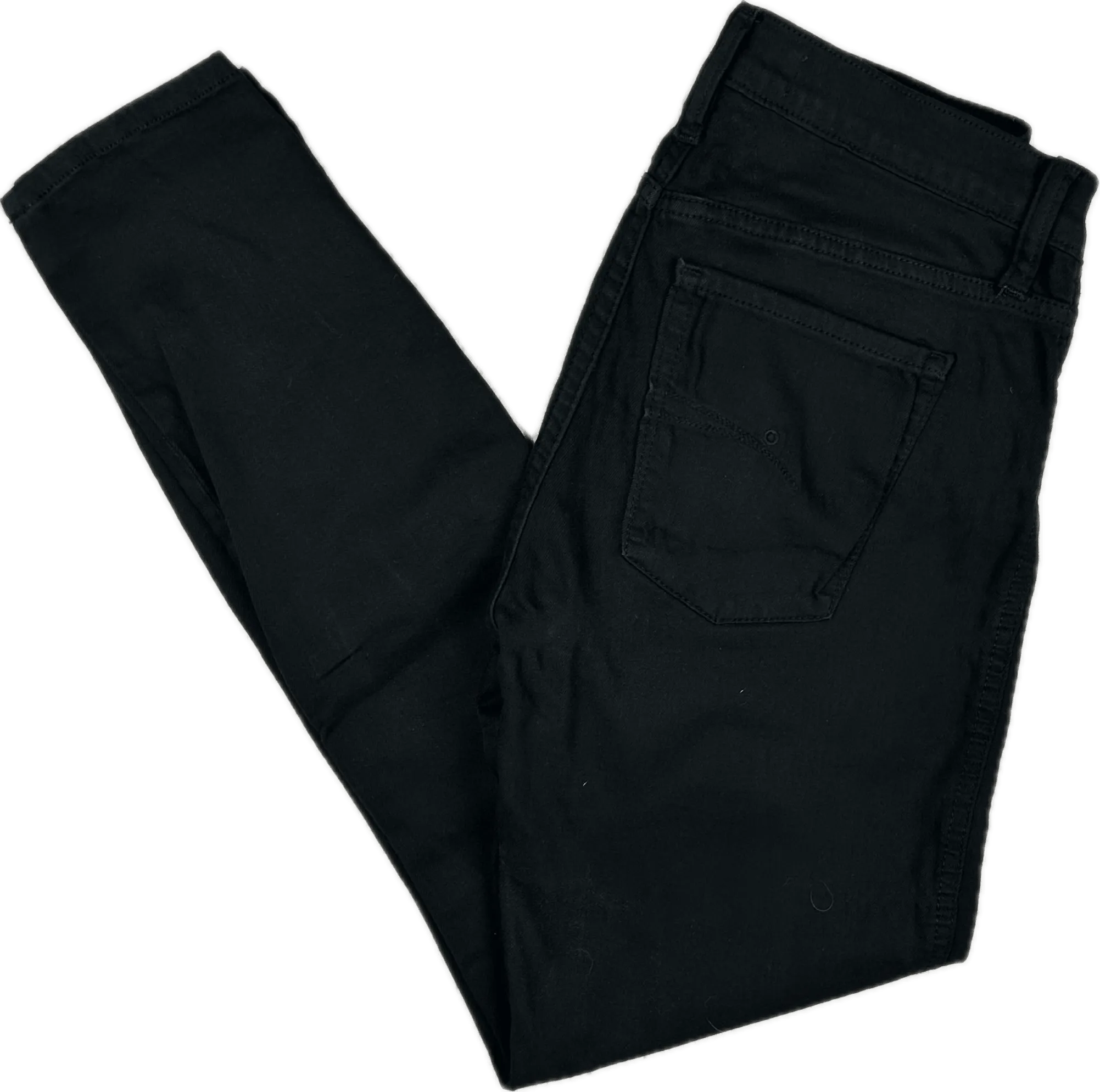 NOBODY 'Geo Skinny Ankle' Mid Rise Black Jeans- Size 28