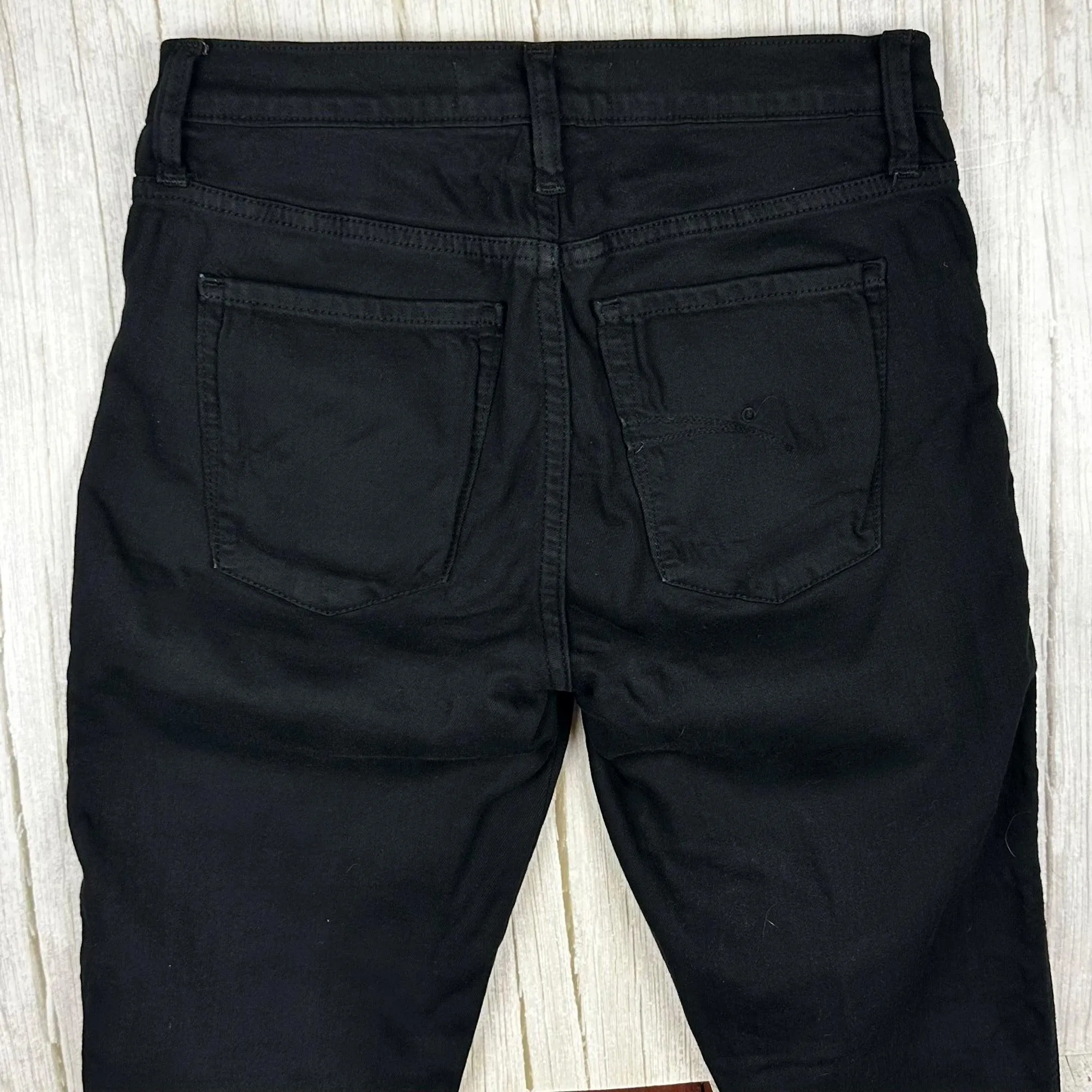 NOBODY 'Geo Skinny Ankle' Mid Rise Black Jeans- Size 28