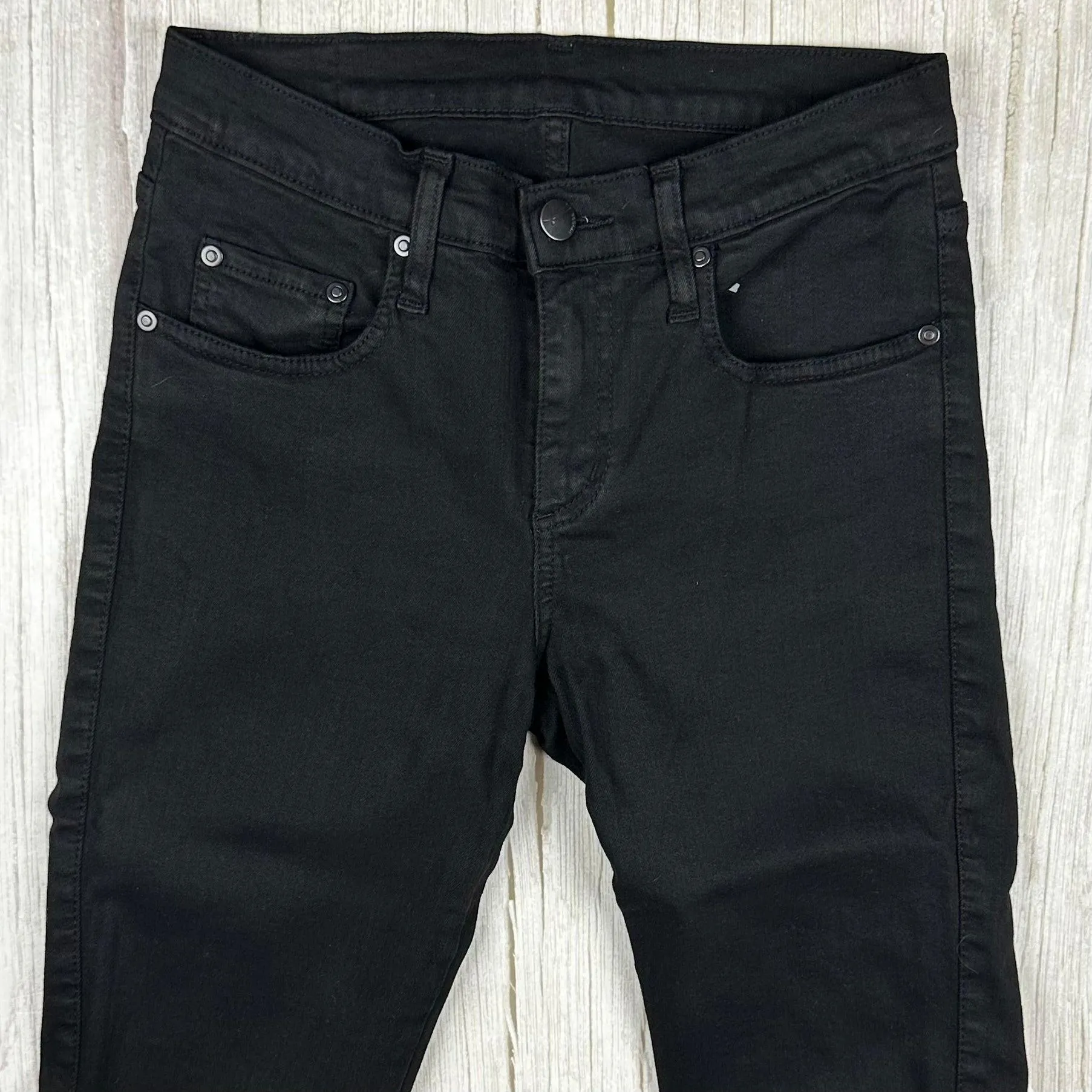 NOBODY 'Geo Skinny' Mid Rise Black Jeans- Size 27
