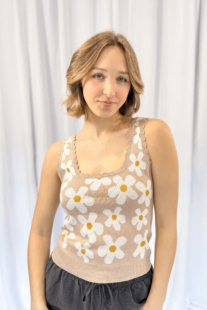 Scallop Edge Flower Top