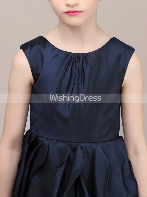 Short Junior Bridesmaid Dresses,Ruffled Junior Bridesmaid Dress,Little Girls Dress,JB00016