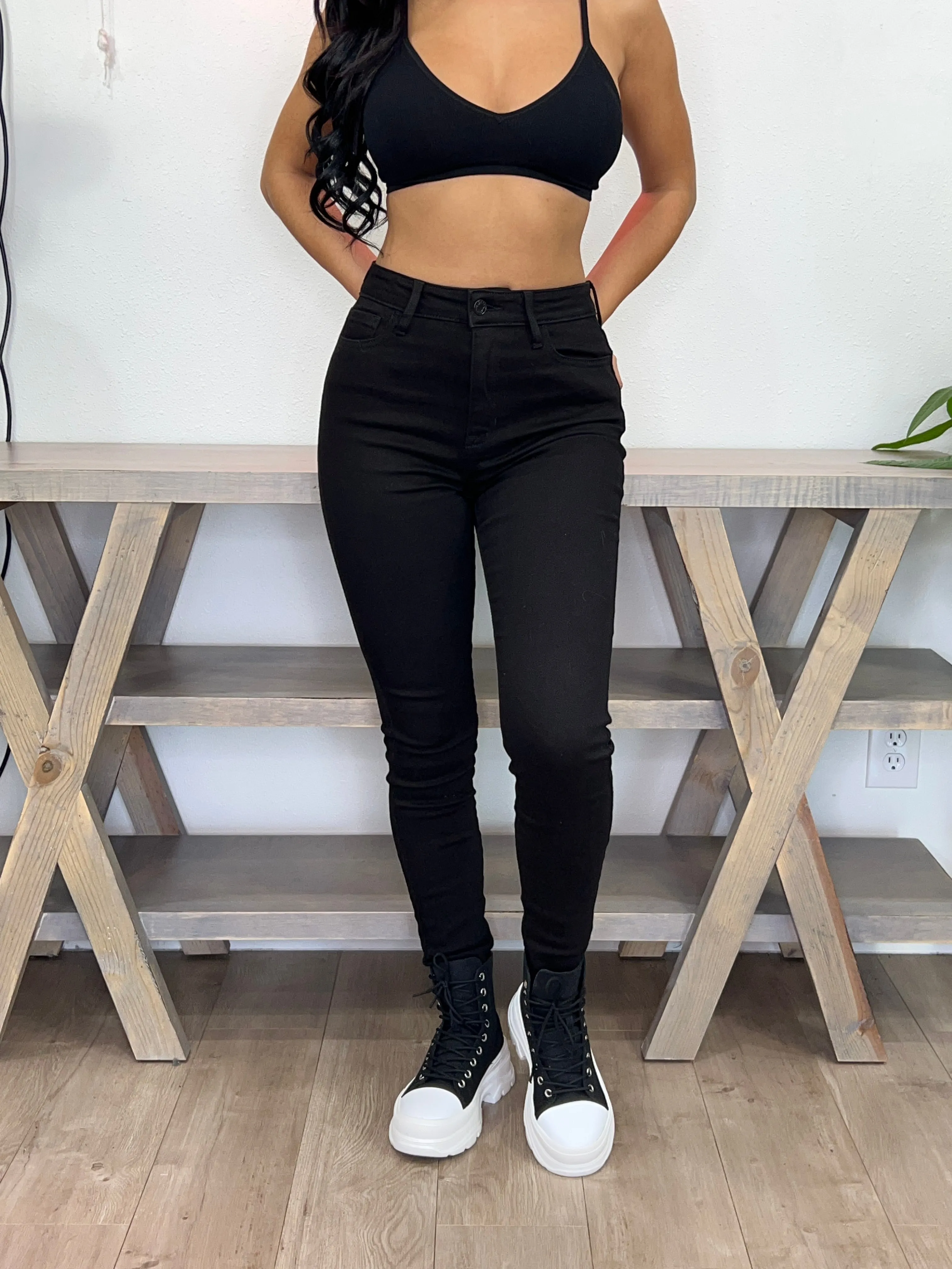 True Black Jeans